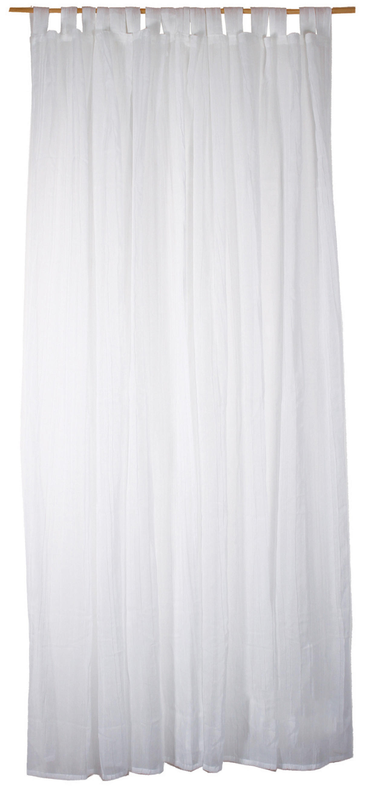 FÜLES FÜGGÖNY  - fehér, Basics, textil (140/260cm)