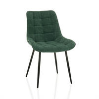 STUHL - Petrol/Schwarz, MODERN, Kunststoff/Textil (55/88/61cm) - MID.YOU