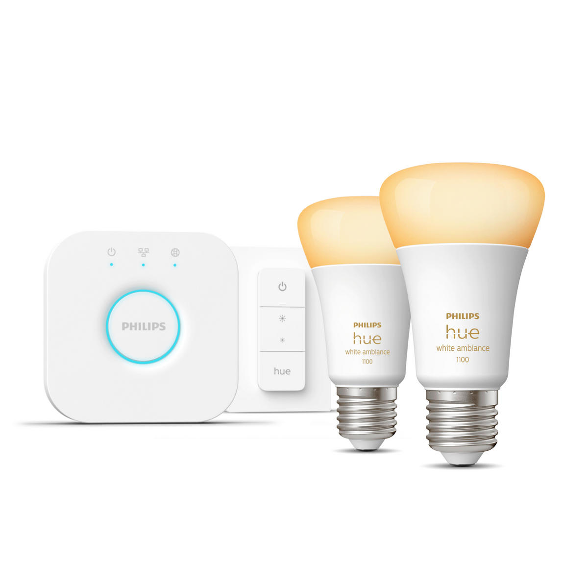 White Ambience Starterset   E27 11 W 1055 lm  - Weiß, Basics, Kunststoff (6,1/11/6,1cm) - Philips HUE