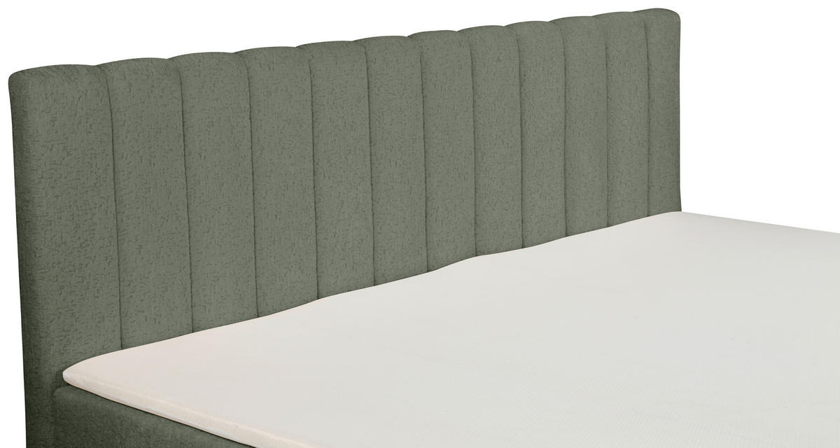 FAMILIENBETT 240/200 cm, Grün  - Schwarz/Grün, Basics, Kunststoff/Textil (240/200cm) - Chameo