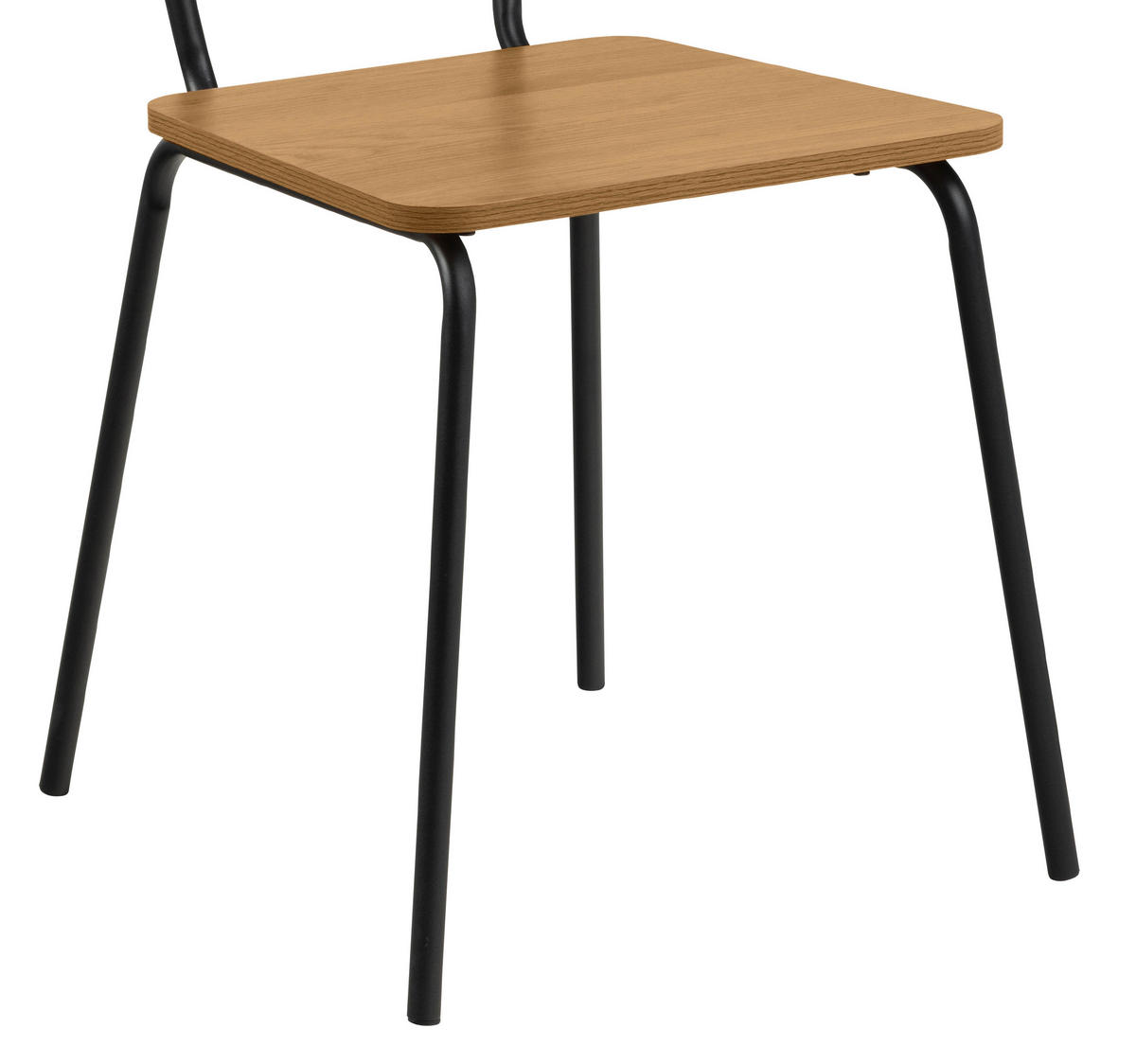 STOLICA  boje hrasta  plastika      - boje hrasta/crna, Trend, metal/plastika (52,5/75/45,6cm) - MID.YOU