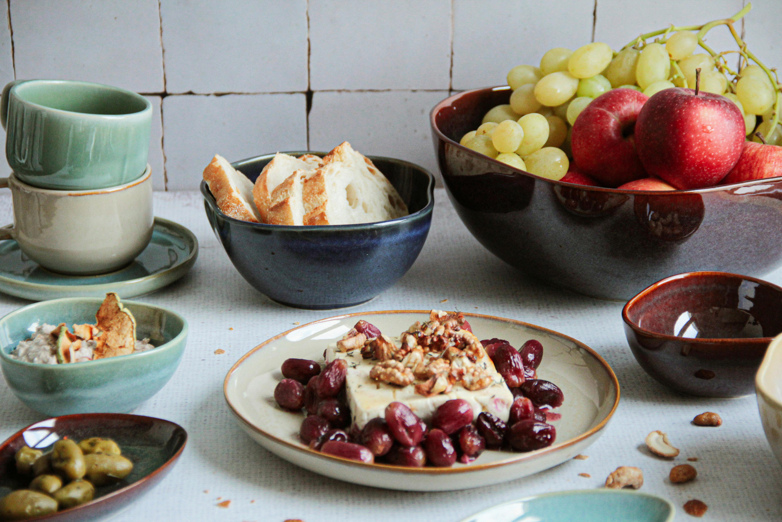 TASSENSET Cordelia 12-teilig  - Sandfarben, Trend, Keramik - Mäser