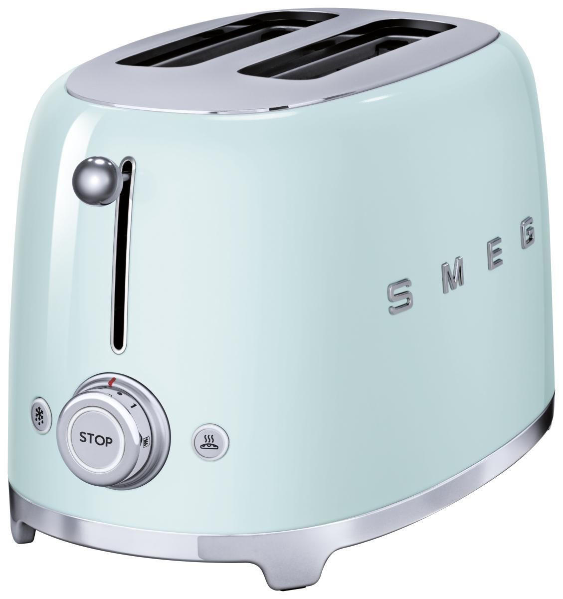 TOASTER 50´s Style  - Hellgrün, Basics, Metall (32,5/19,8/19,5cm) - SMEG