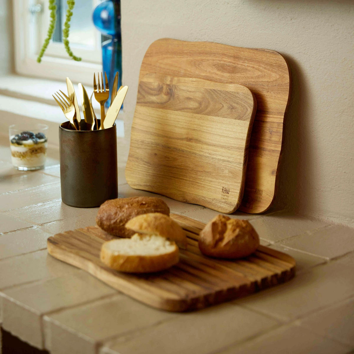 SCHNEIDEBRETT    36/27/2 cm  - Teakfarben, Basics, Holz (36/27/2cm)