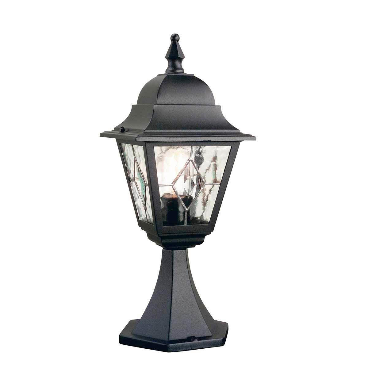 WEGELEUCHTE - Schwarz, Konventionell, Glas/Metall (44/18,4/18,4cm) - Elstead Lighting