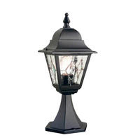 WEGELEUCHTE   - Schwarz, KONVENTIONELL, Glas/Metall (44/18,4/18,4cm) - Elstead Lighting
