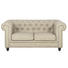 ZWEISITZER-SOFA in Textil Sandfarben - Sandfarben/Wengefarben, Design, Holz/Textil (174/78/96cm) - Carryhome ZWEISITZER-SOFA in Textil Sandfarben - Sandfarben/Wengefarben, Design, Holz/Textil (174/78/96cm) - Carryhome