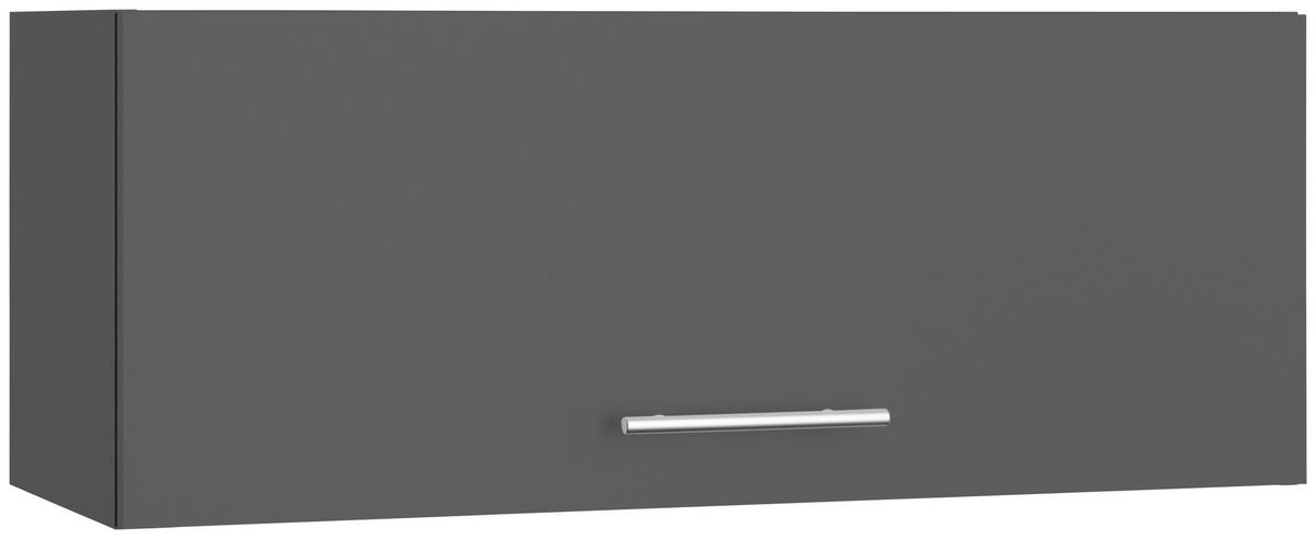 ECKKÜCHE 270/200 cm  in Anthrazit  - Edelstahlfarben/Eichefarben, Basics, Holzwerkstoff/Metall (270/200cm) - Optifit