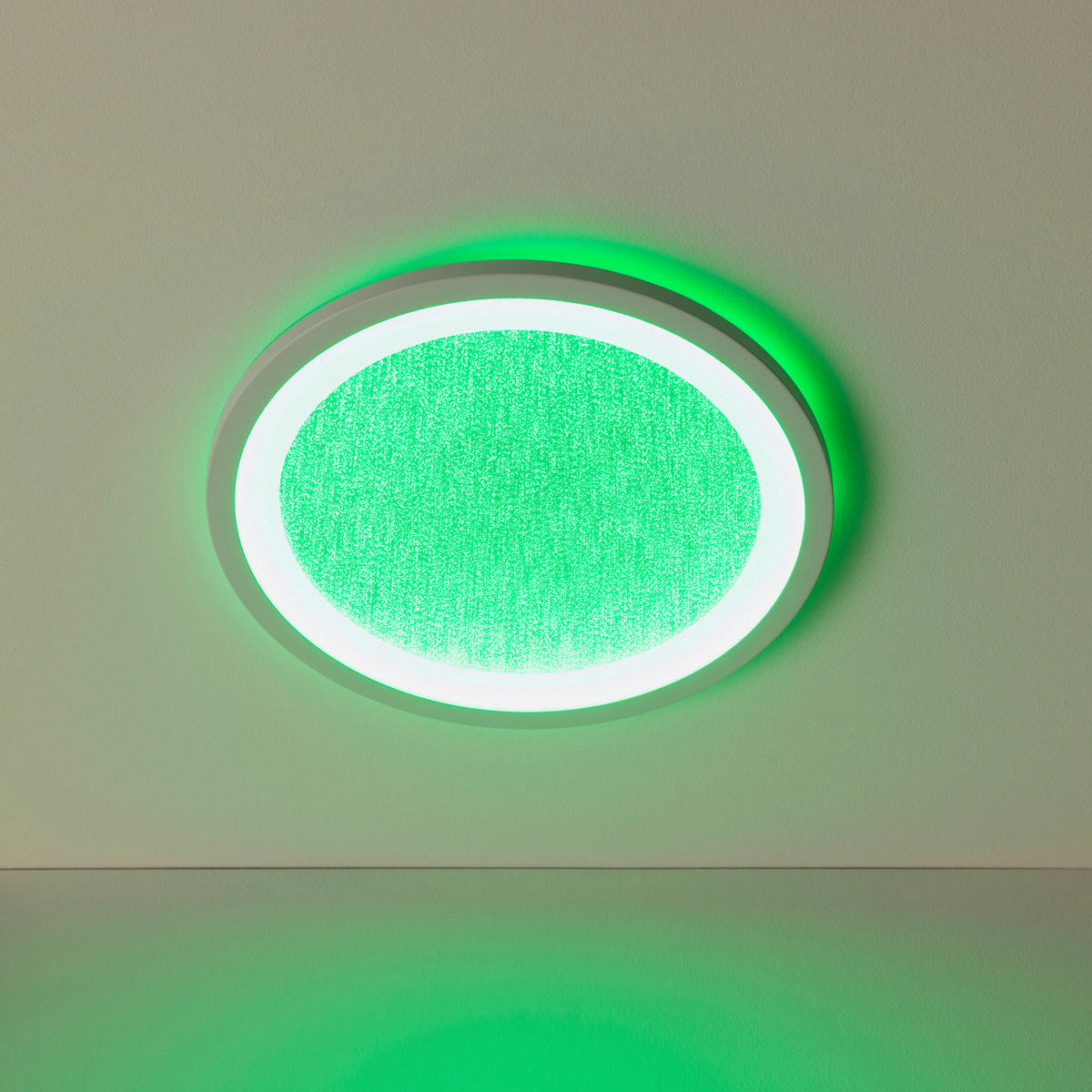 LED-DECKENLEUCHTE  29,5/2,5 cm    - Weiss, Basics, Kunststoff (29,5/2,5cm) - Brilliant