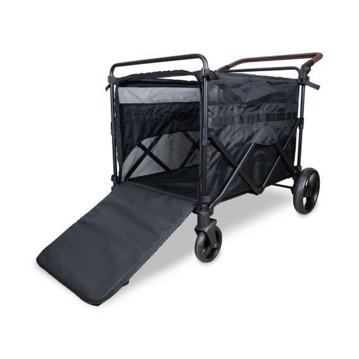 HUNDEBOLLERWAGEN  PXL Pet Heavy Duty Wagon   - Schwarz, Basics, Textil/Metall (117/72,50/107,50cm) - WONDERFOLD