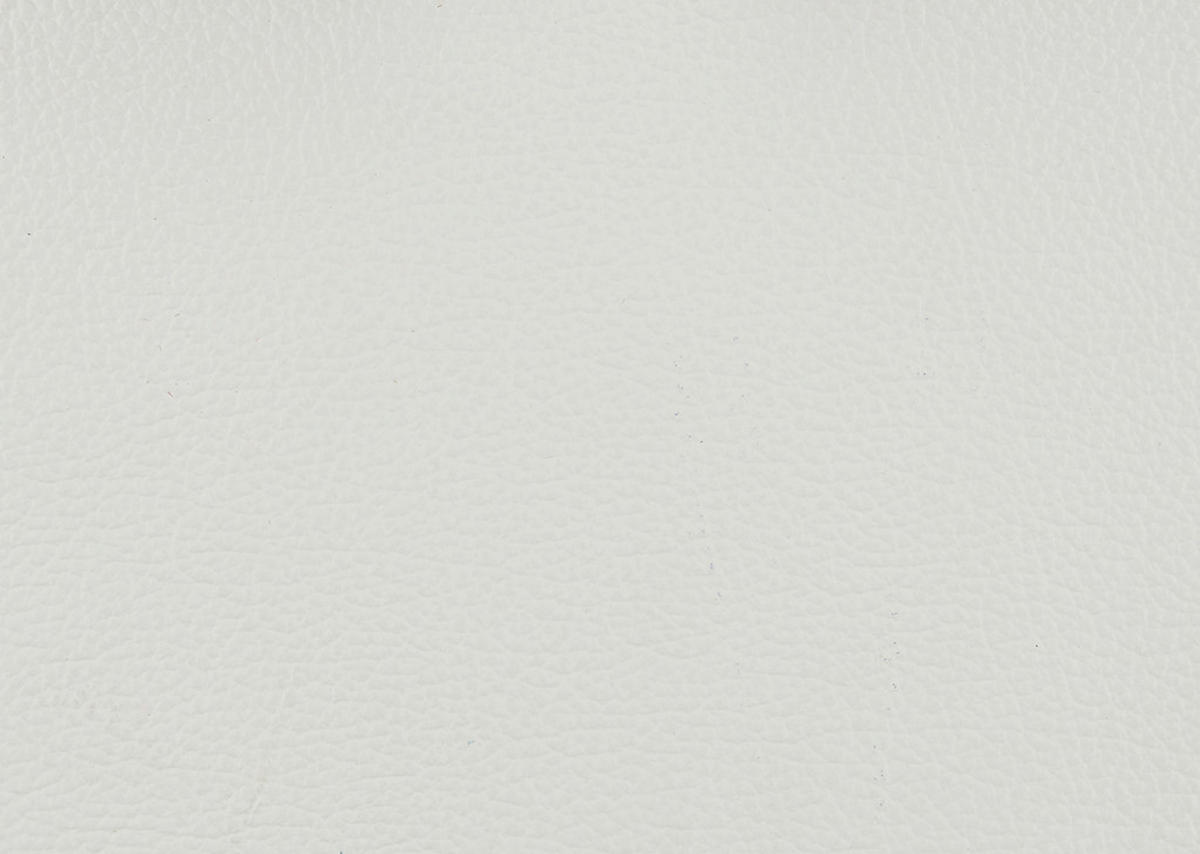 ECKSOFA  in Echtleder Weiß  248/235 cm  - Alufarben/Weiß, Design, Leder/Metall (248/235cm) - Beldomo Premium