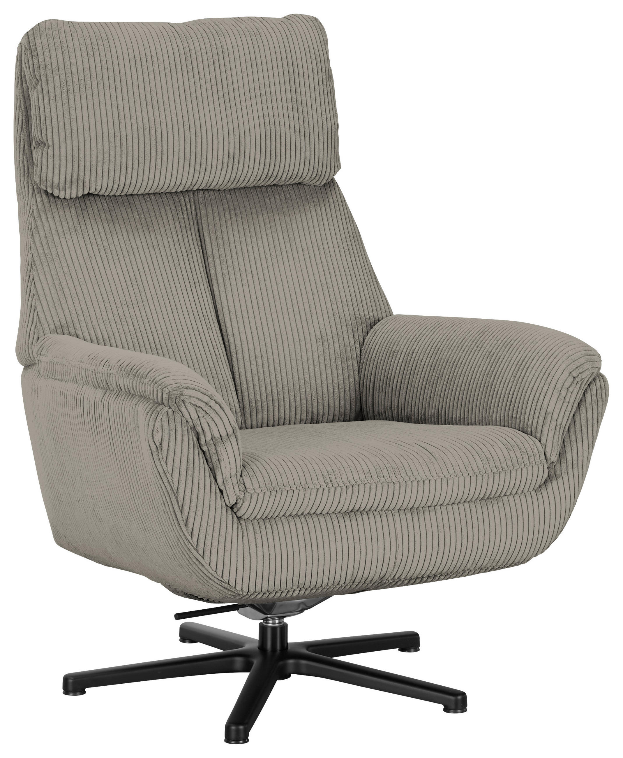 RELAXSESSEL in Textil Hellgrün  - Schwarz/Hellgrün, Design, Textil/Metall (79/108/89cm) - Beldomo Style
