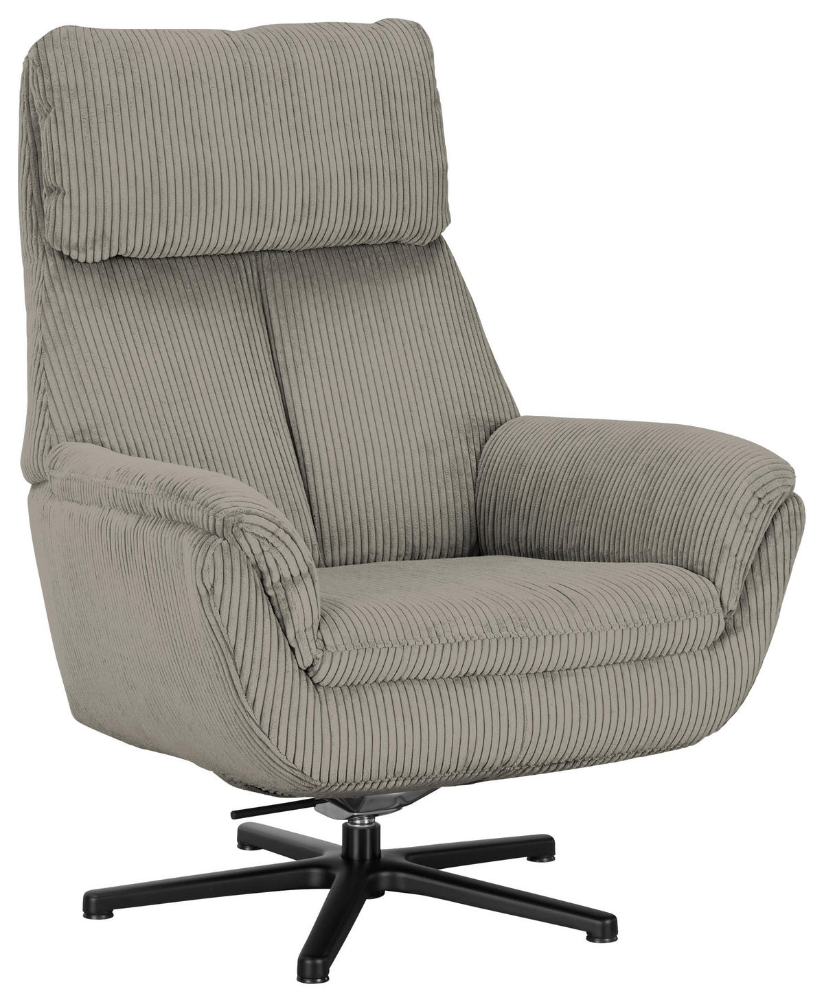 RELAXSESSEL in Textil Hellgrün  - Schwarz/Hellgrün, Design, Textil/Metall (79/108/89cm) - Beldomo Style