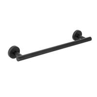 HANDTUCHSTANGE Schwarz  - Schwarz, Basics, Metall (40/5,5/7cm) - Wenko