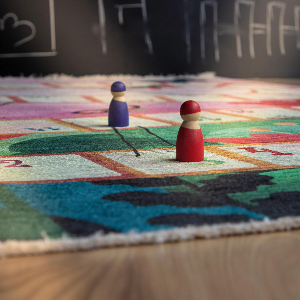 SPIELTEPPICH 115/170 cm  - Waldgrün/Pink, Trend, Textil (115/170cm) - Obsession