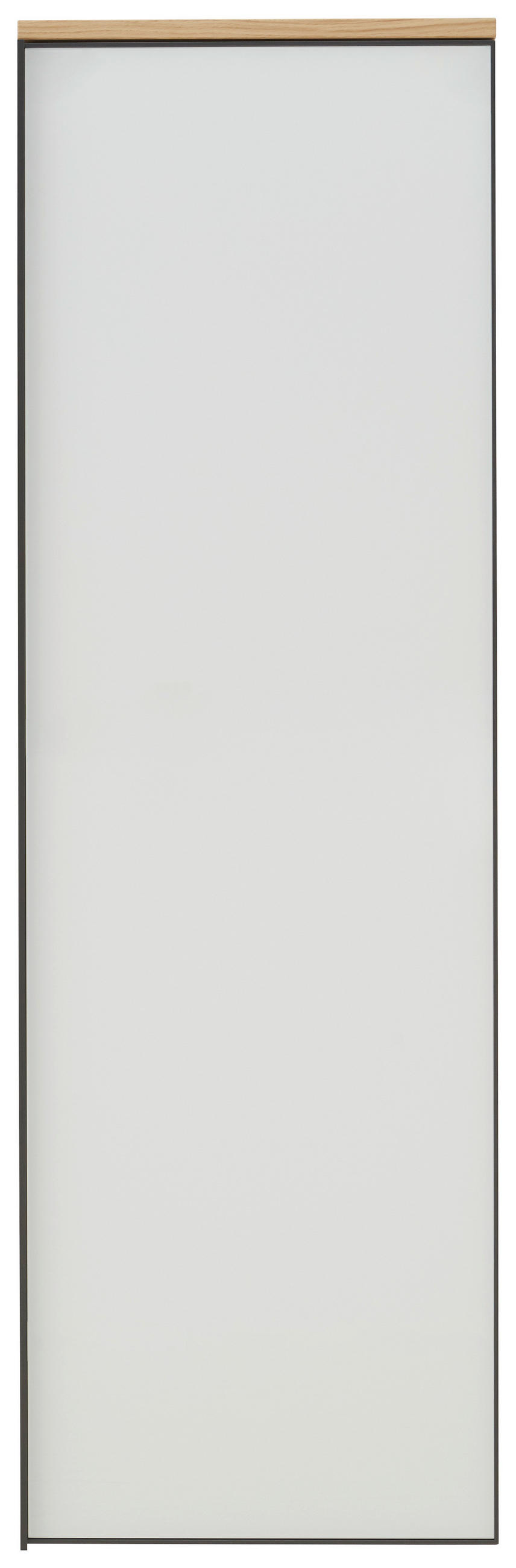 GARDEROBENSCHRANK  in 54/170/31 cm  - Eichefarben/Anthrazit, Design, Glas/Holz (54/170/31cm) - Dieter Knoll