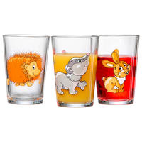 SET PAHARE PENTRU COPII - străveziu, Konventionell, sticlă (205ml) - Ritzenhoff Breker
