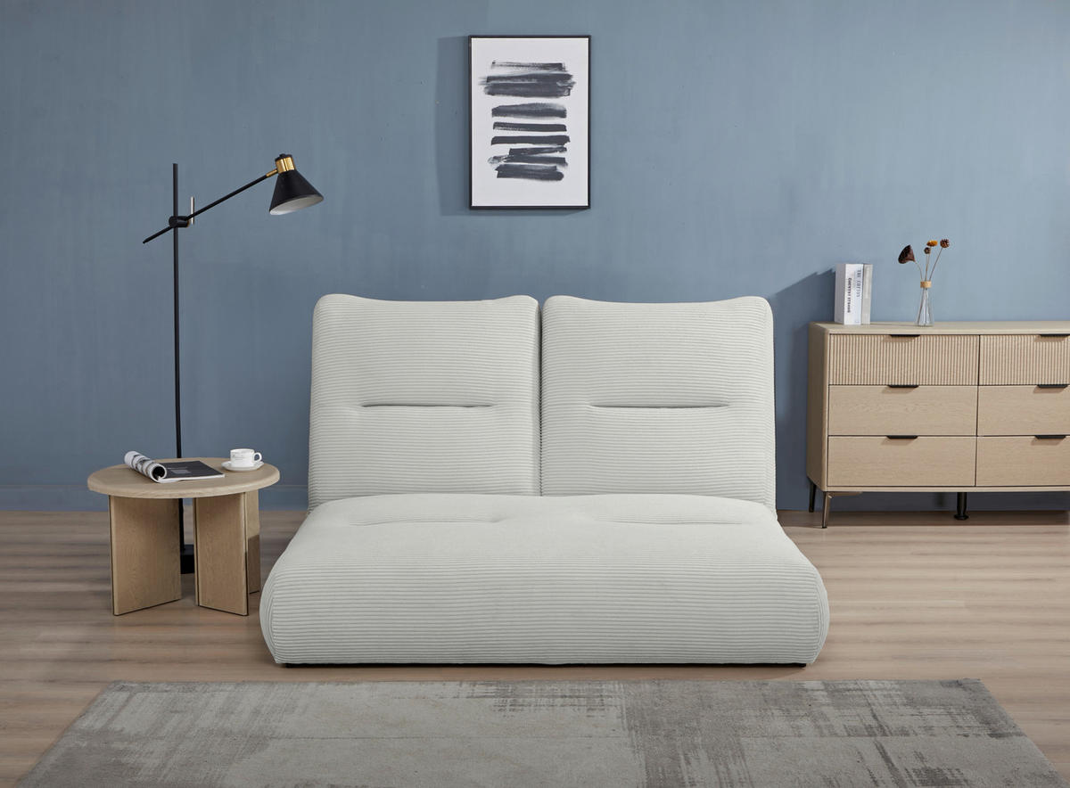 SCHLAFSOFA in Textil Hellgrau  - Hellgrau, Design, Textil (159/88/160cm) - Livetastic