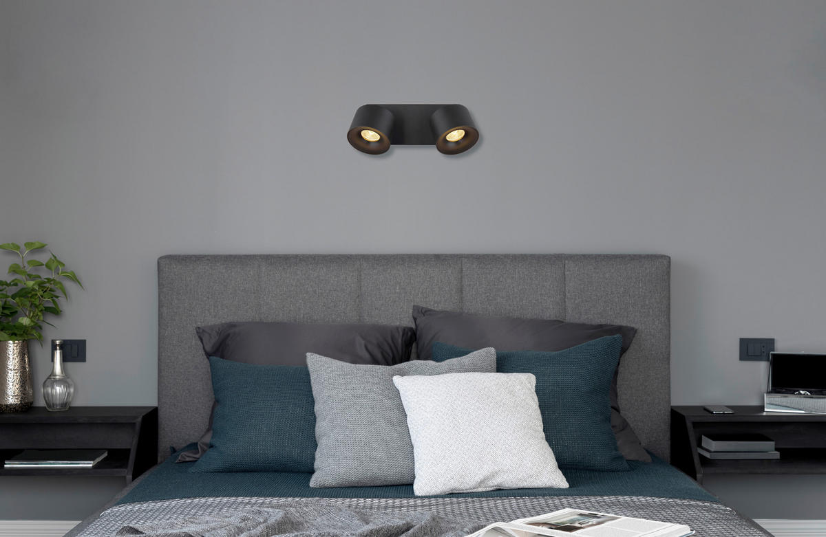 LED ZÁŘIČ, 20.5/7.2/12 cm - černá/průhledné, Design, kov/plast (20.5/7.2/12cm) - Globo