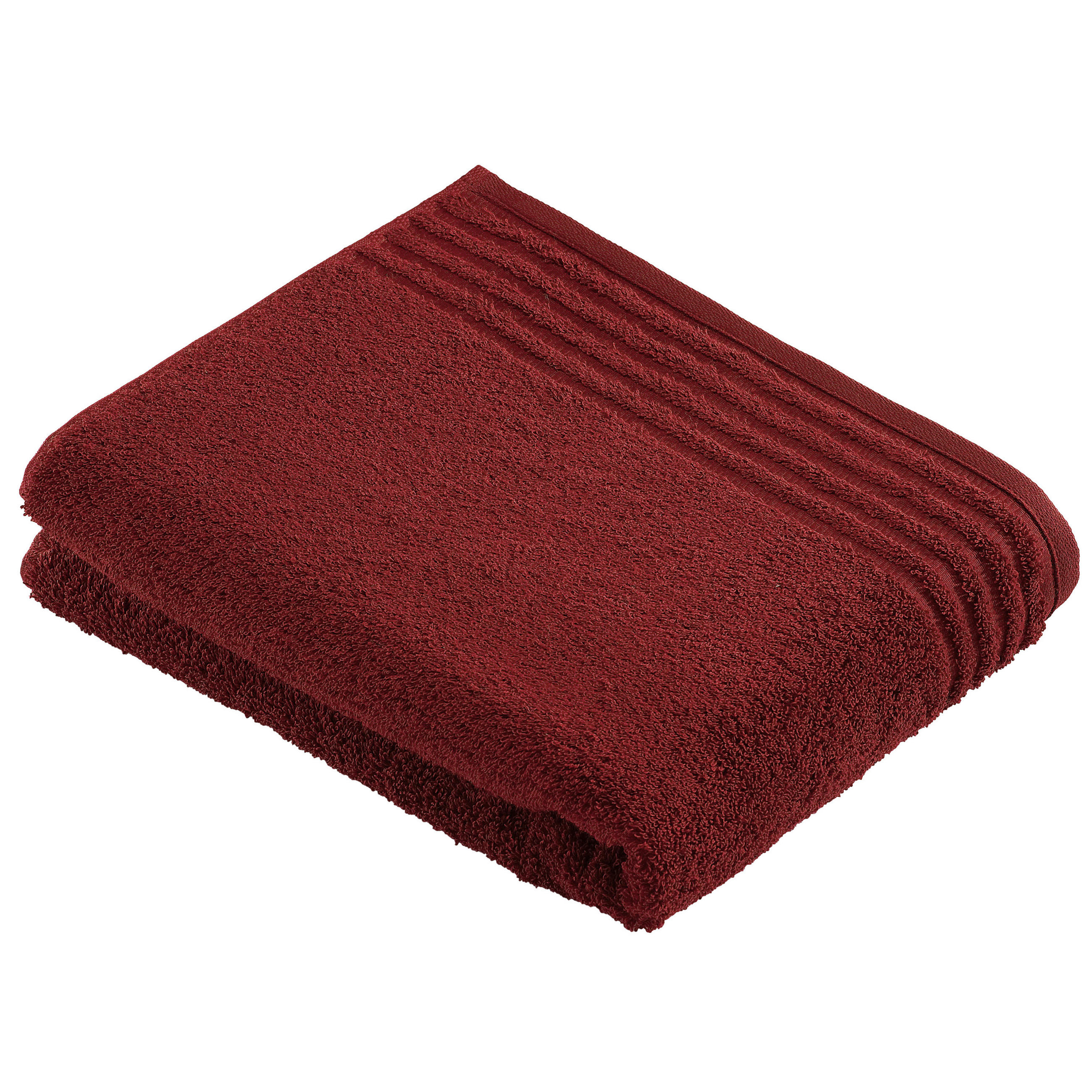 BADETUCH Vienna Style Supersoft NOS Vossen Wäsche Braun 150/100 cm  - Braun, Basics, Textil (150/100cm) - Vossen