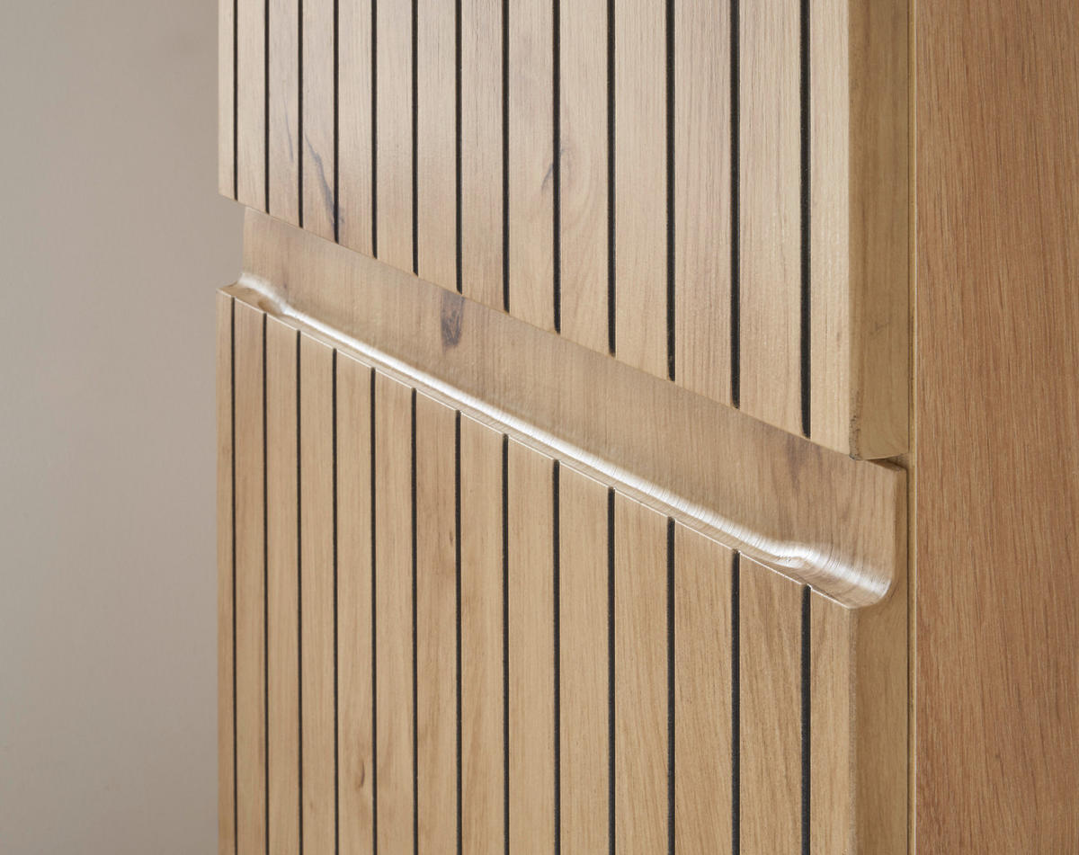 WASCHBECKENUNTERSCHRANK 80/57/36 cm  - Schwarz/Eiche Artisan, MODERN, Holzwerkstoff/Kunststoff (80/57/36cm) - MID.YOU