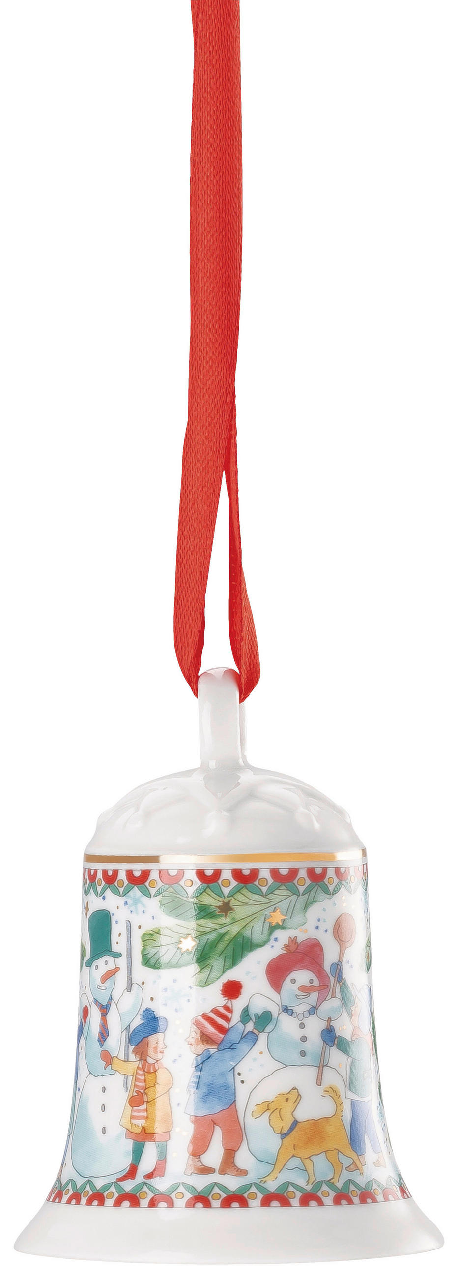 CHRISTBAUMKUGEL 2025 - Weihnachtsspiele  - Multicolor, Basics, Keramik (5,3/7,5cm) - Hutschenreuther