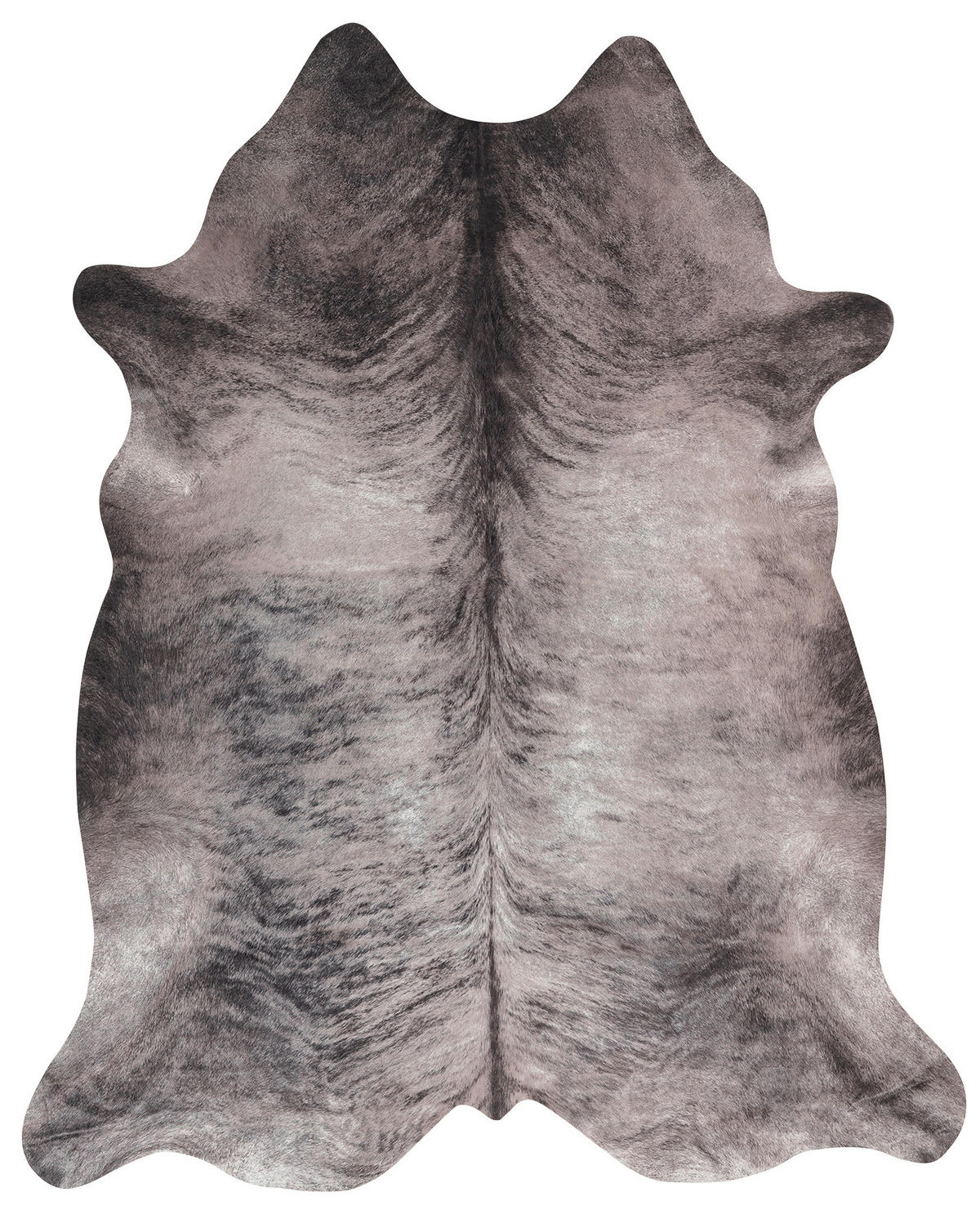 RINDERFELL 155/190 cm My Toledo Grau, Weiß, Beige  - Beige/Weiß, Design, Textil (155/190cm) - Obsession