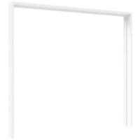 PASSEPARTOUTRAHMEN 230,9/215,1/23,8 cm Weiß Hochglanz  - Weiß Hochglanz, Design, Holzwerkstoff (230,9/215,1/23,8cm) - home24