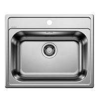 SPÜLE 525323  - Edelstahlfarben, Basics, Metall (60,5/15,8/50cm) - Blanco