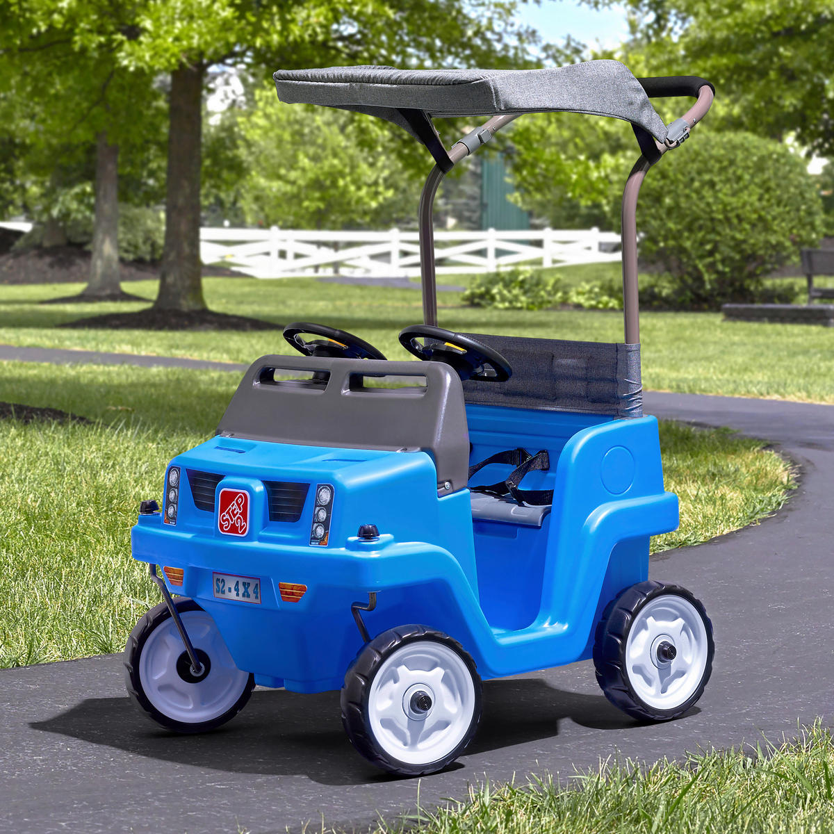 KINDERAUTO  - Blau, KONVENTIONELL, Kunststoff (63,5/99,1/88,9cm) - Ambia Garden