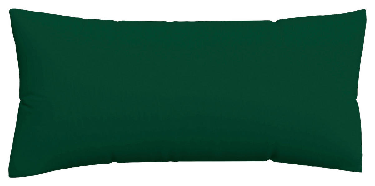 KOPFKISSENBEZUG WOVEN SATIN 40/80 cm  - Dunkelgrün, Basics, Textil (40/80cm) - Schlafgut