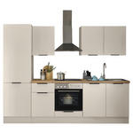 KÜCHENBLOCK   in Kaschmir  - Kaschmir/Schwarz, Basics, Holzwerkstoff/Metall (270/211/60cm) - Xora