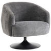 SESSEL Chenille Anthrazit    - Anthrazit/Schwarz, Design, Textil/Metall (78/76/83cm) - Carryhome
