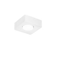 AUFBAULEUCHTE Luce Ambiente e Design 14/5,3/14 cm   - Weiß, KONVENTIONELL, Naturmaterialien (14/5,3/14cm)