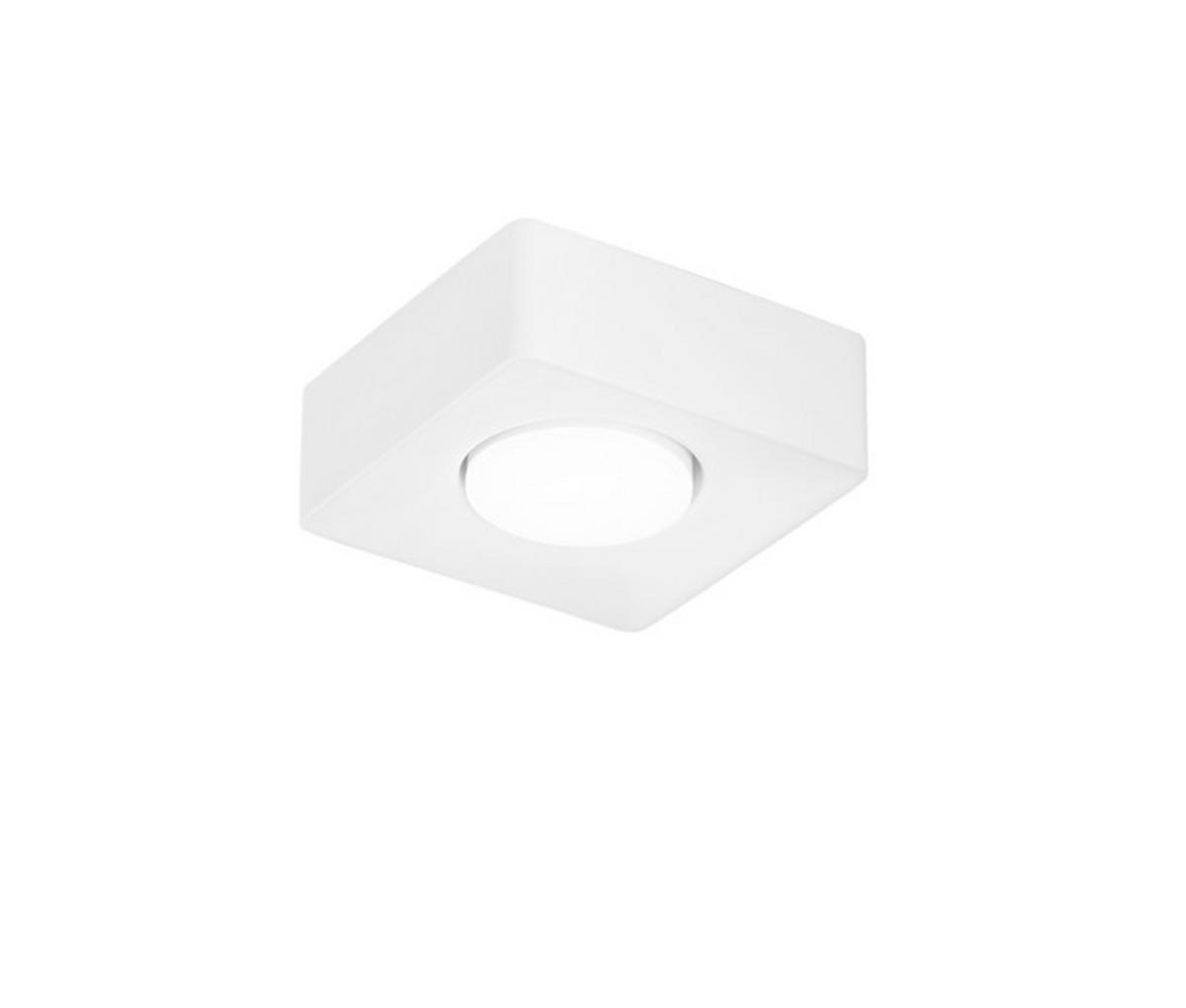 AUFBAULEUCHTE Luce Ambiente e Design 14/5,3/14 cm   - Weiß, KONVENTIONELL, Naturmaterialien (14/5,3/14cm)
