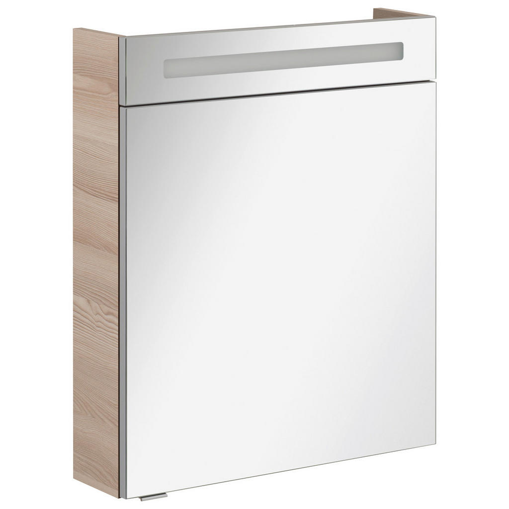 Spiegelschrank B.clever Mit Led 1-Türig Bxhxt: 60x71x16 Cm