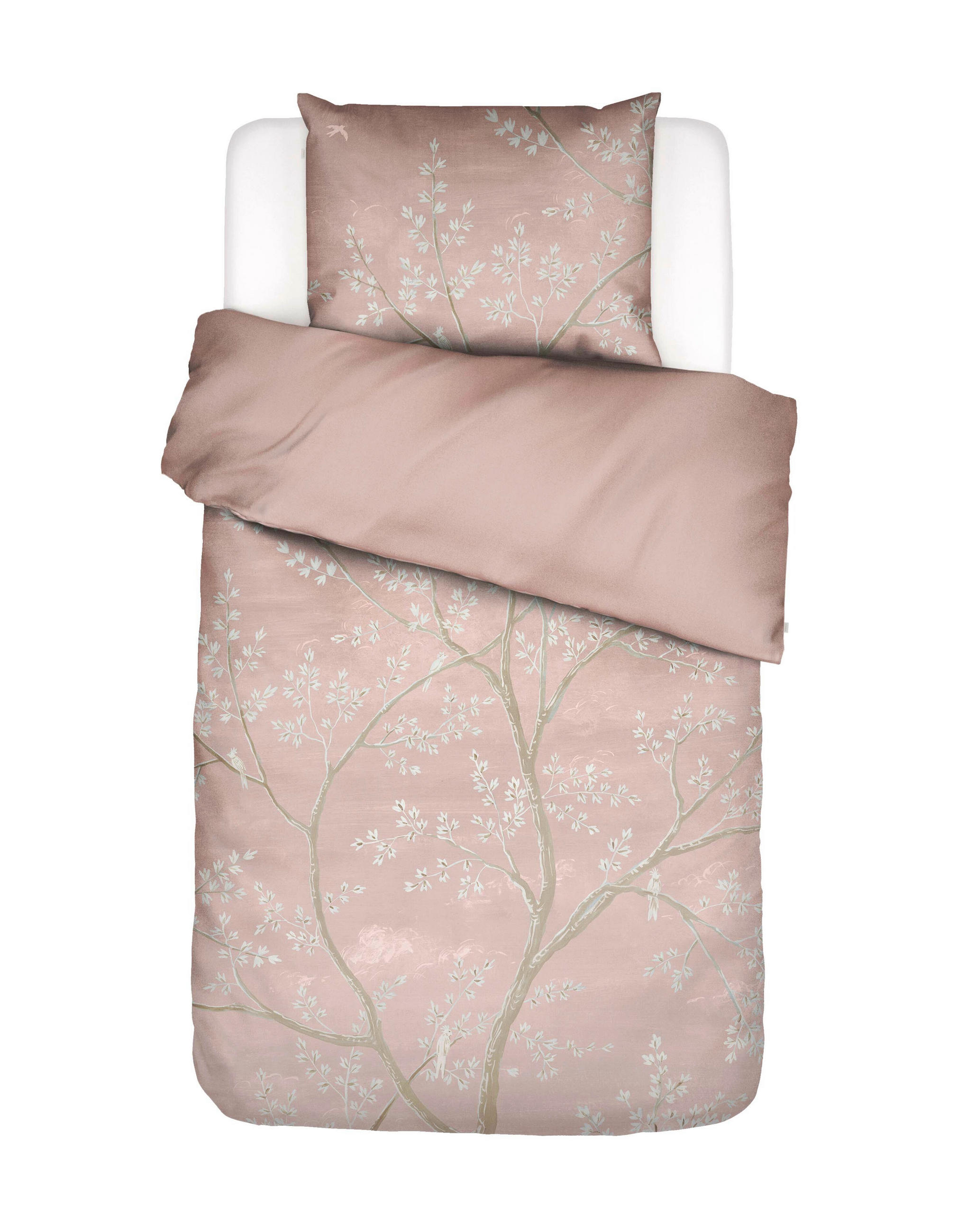 POVLAK NA PŘIKRÝVKU světle růžová 140/200 cm - světle růžová, Romantický / Rustikální, textil (140/200cm) - Essenza