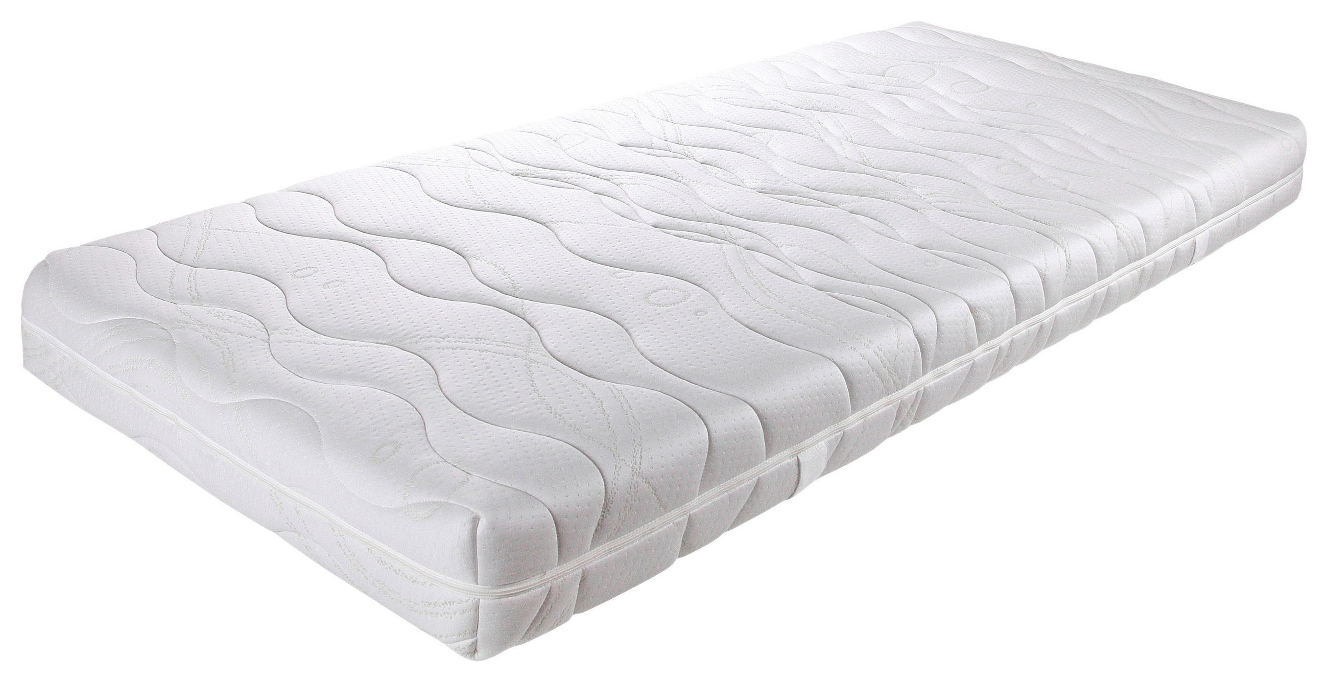 KALTSCHAUMMATRATZE LLQ 18 H2 100/200 cm Höhe ca. 18 cm 7 -Zonen - Weiß, Basics, Textil (100/200cm) - Breckle