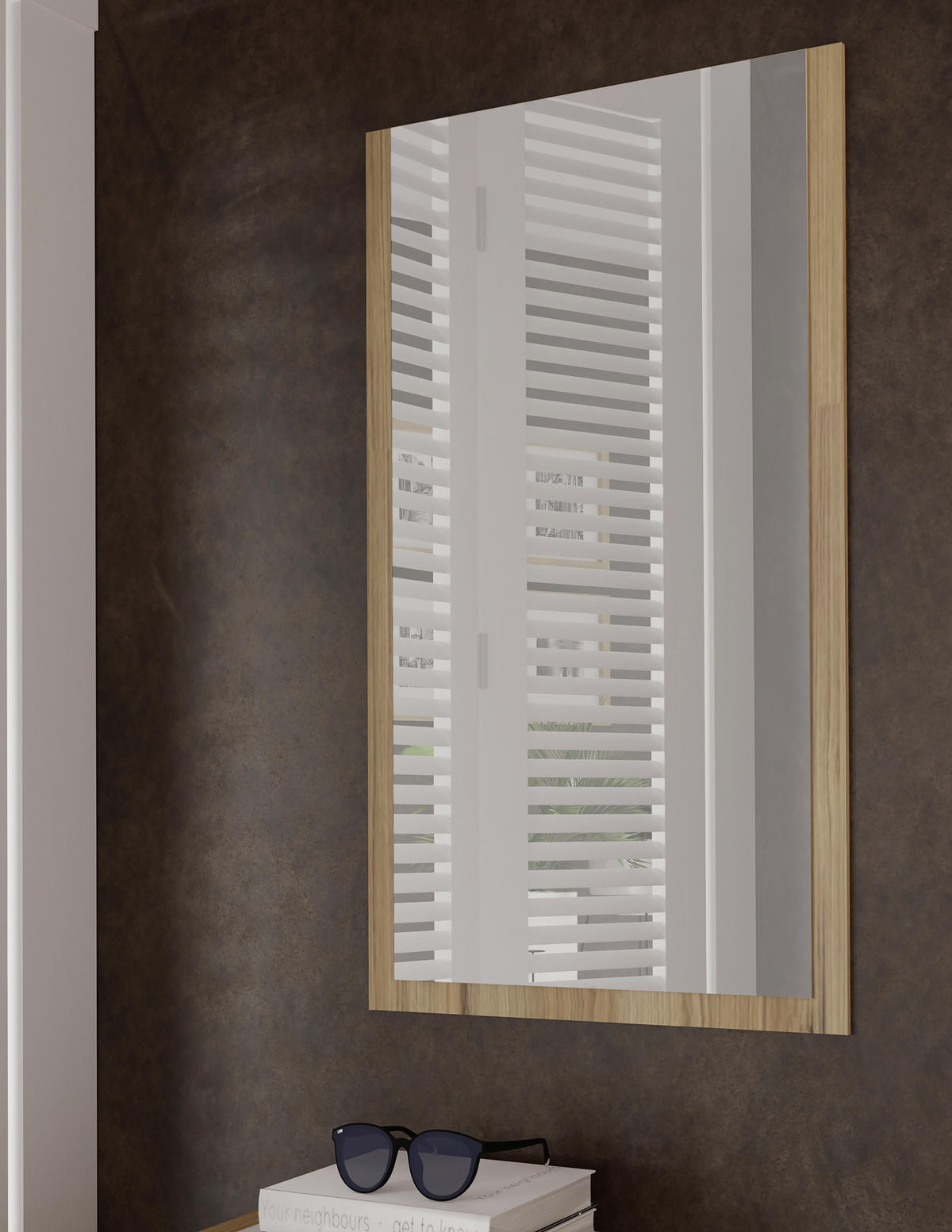 WANDSPIEGEL 51/90/1,9 cm  - Eichefarben, MODERN, Holzwerkstoff (51/90/1,9cm) - MID.YOU