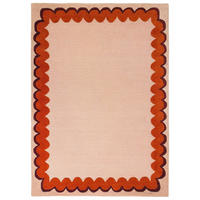 WOLLTEPPICH 160/230 cm Wiggle Orange rechteckig  - Orange, Basics, Textil (160/230cm) - Flair Rugs