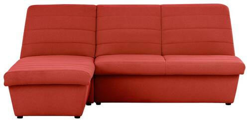 ECKSOFA Looks VIII Orange Webstoff  - Schwarz/Orange, Design, Kunststoff/Textil (168/214cm) - LOOKS by W.Joop