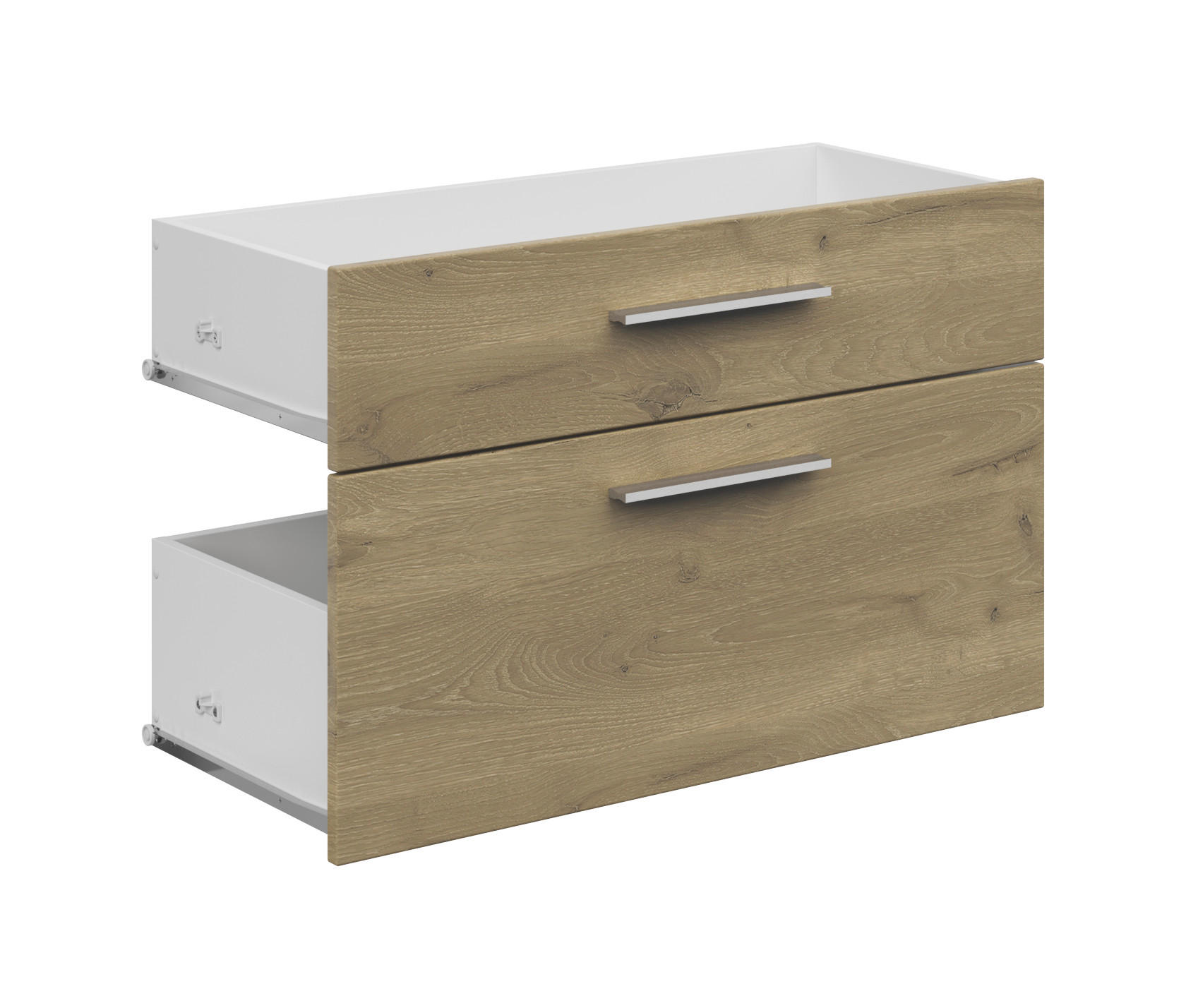 SCHUBKASTENEINSATZ Holzwerkstoff Eichefarben  - Eichefarben, KONVENTIONELL, Holzwerkstoff (73,1/49,4/36,6cm) - Voleo