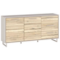 KOMMODE 163/79/40 cm Kaschmir, Eiche Bianco  - Kaschmir/Eiche Bianco, Design, Holz/Holzwerkstoff (163/79/40cm) - Livetastic