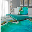 BETTWÄSCHE CUBY Satin 140/200 cm  - Petrol, KONVENTIONELL, Textil (140/200cm) - Novel