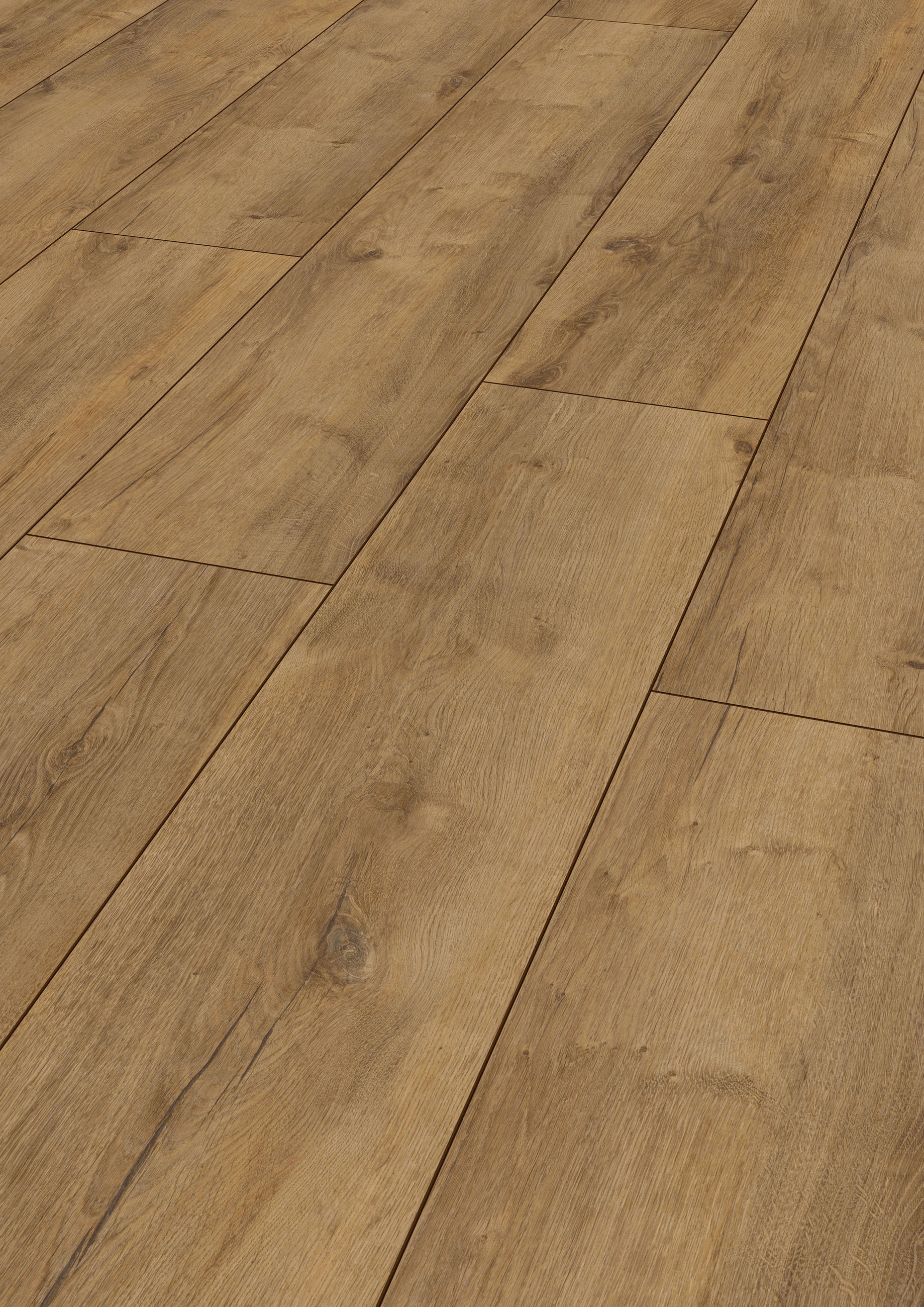LAMINATBODEN Superior Advanced plus  - Eichefarben, KONVENTIONELL, Holz (138.0/24.4/0.8cm)