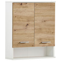 HÄNGESCHRANK 60/70,8/20,5 cm  - Chromfarben/Weiß, KONVENTIONELL, Holzwerkstoff/Metall (60/70,8/20,5cm) - Stylife