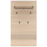GARDEROBENPANEEL  in 78/139/30 cm  - Eichefarben, Design, Holzwerkstoff/Metall (78/139/30cm) - Xora