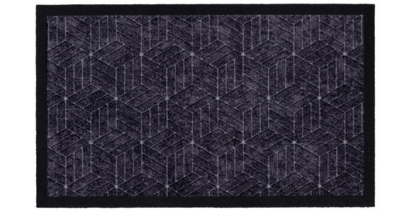 FUßMATTE 45/75 cm Cube - Anthrazit, KONVENTIONELL, Kunststoff/Textil (45/75cm) - Esposa