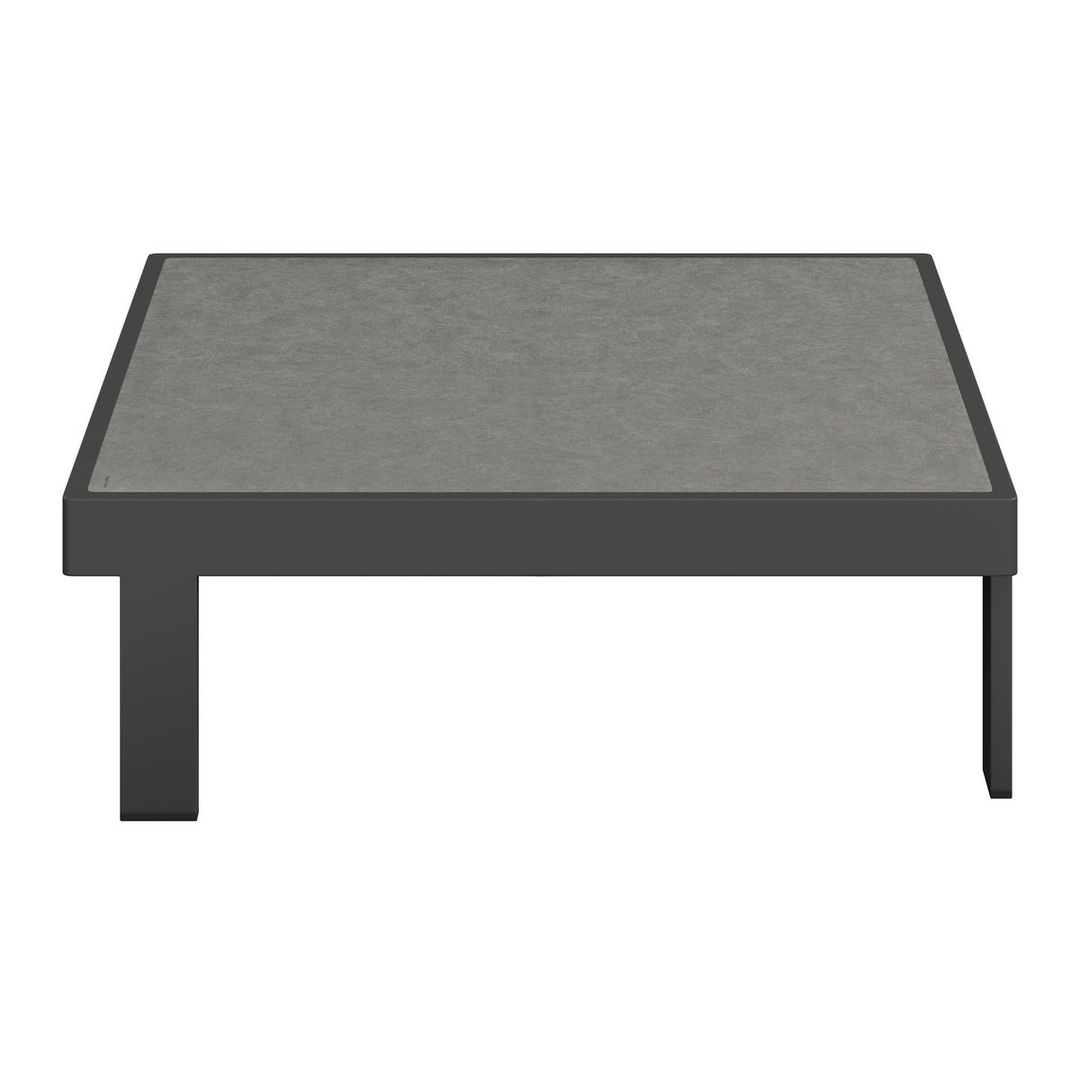 LOUNGEGARNITUR 273/273 cm Aluminium  - Anthrazit/Grau, MODERN, Glas/Textil (273/273cm) - Ambia Garden