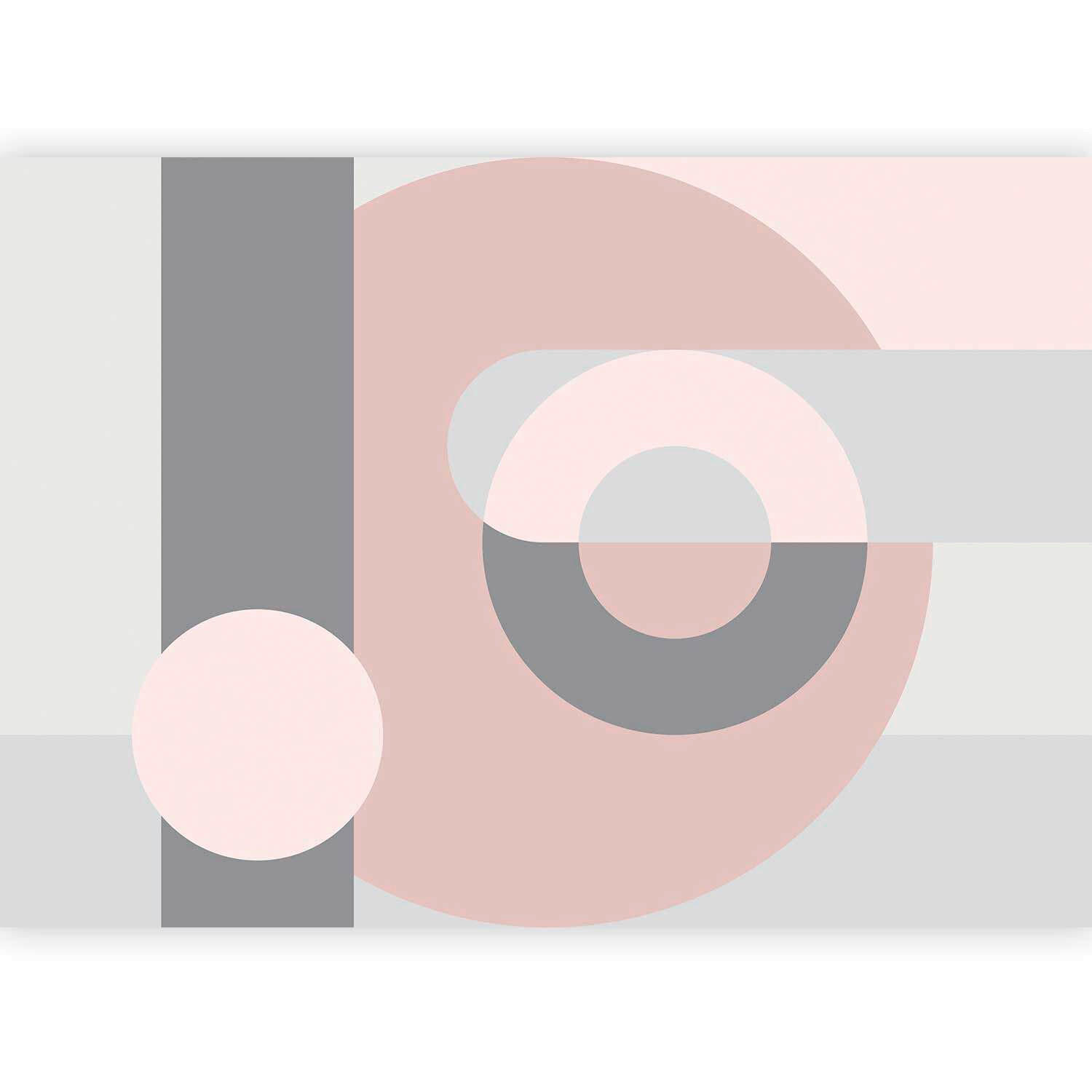 FOTOTAPETE  - Pink/Grau, LIFESTYLE, Textil (450/315cm) - artgeist